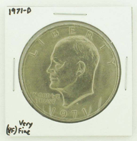 1971-D Eisenhower Dollar RATING: (VF) Very Fine N2-2511-19