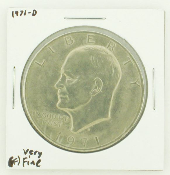 1971-D Eisenhower Dollar RATING: (VF) Very Fine N2-2511-23