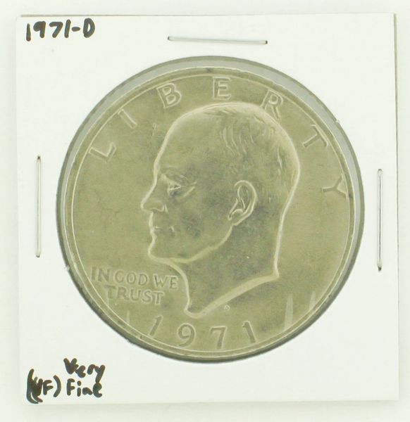 1971-D Eisenhower Dollar RATING: (VF) Very Fine N2-2511-24