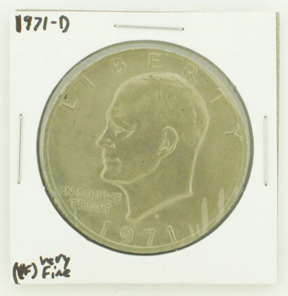 1971-D Eisenhower Dollar RATING: (VF) Very Fine N2-2511-25