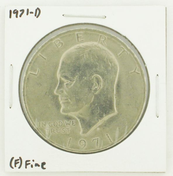 1971-D Eisenhower Dollar RATING: (F) Fine N2-2512-2