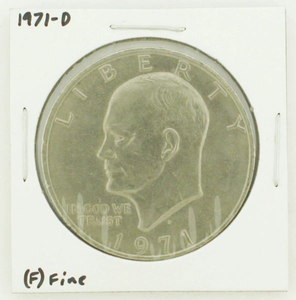 1971-D Eisenhower Dollar RATING: (F) Fine N2-2512-3