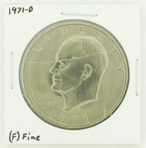 1971-D Eisenhower Dollar RATING: (F) Fine N2-2512-7