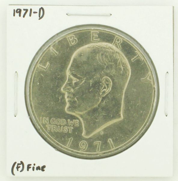 1971-D Eisenhower Dollar RATING: (F) Fine N2-2512-8