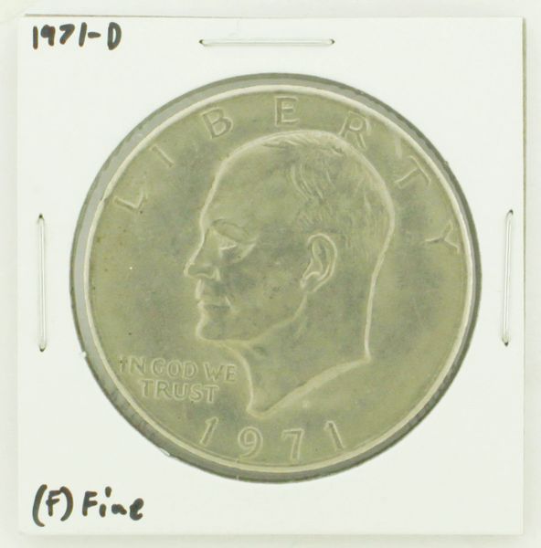 1971-D Eisenhower Dollar RATING: (F) Fine N2-2512-9