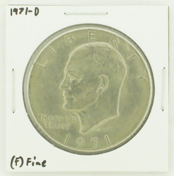 1971-D Eisenhower Dollar RATING: (F) Fine N2-2512-9