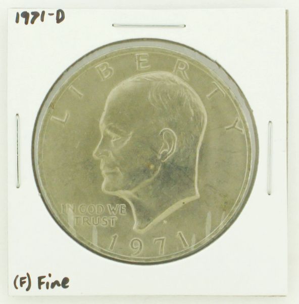 1971-D Eisenhower Dollar RATING: (F) Fine N2-2512-11