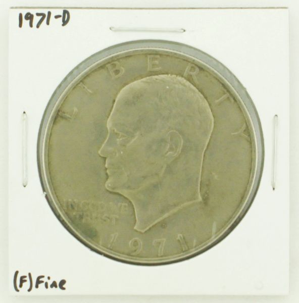 1971-D Eisenhower Dollar RATING: (F) Fine N2-2512-15