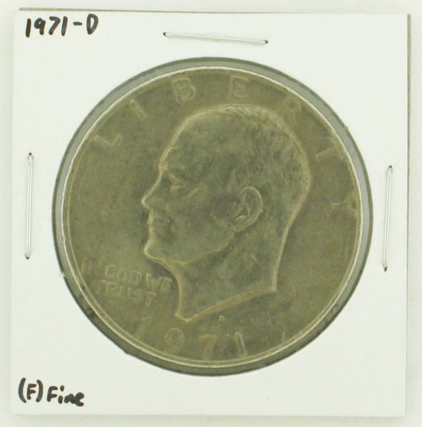 1971-D Eisenhower Dollar RATING: (F) Fine N2-2512-16