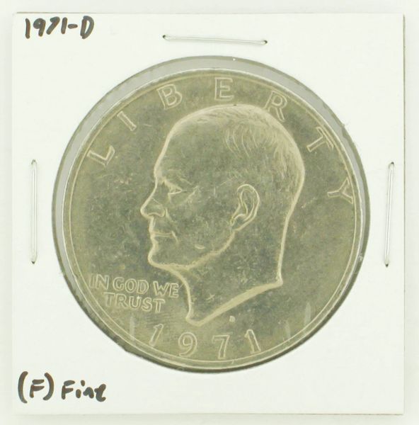 1971-D Eisenhower Dollar RATING: (F) Fine N2-2512-18