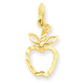 Diamond Cut Apple Charm (JC-781)