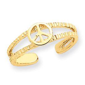 Peace Sign Toe Ring (JC-821)
