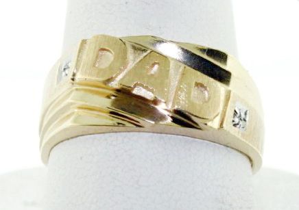 Mens Dad Ring with 2 Stones (JC-1069)
