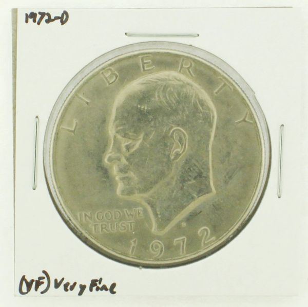 1972-D Eisenhower Dollar RATING: (VF) Very Fine N2-2806-29