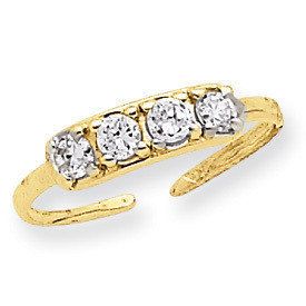 4 Stone Toe Ring (JC-838)