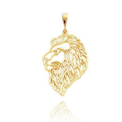 Filigree Lions Head Pendant (JC-843)