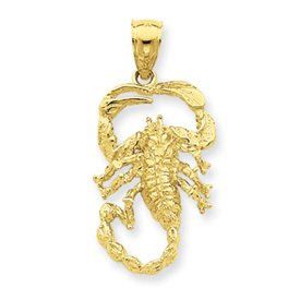 Open Backed Small Scorpion Pendant (JC-847)