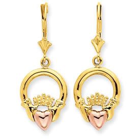 Claddagh Leverback Earrings (JC-859)