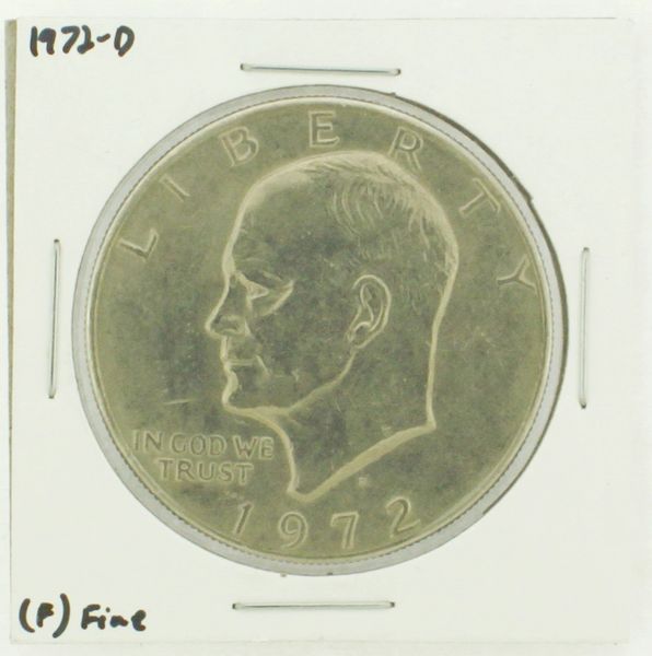 1972-D Eisenhower Dollar RATING: (F) Fine N2-2961-03