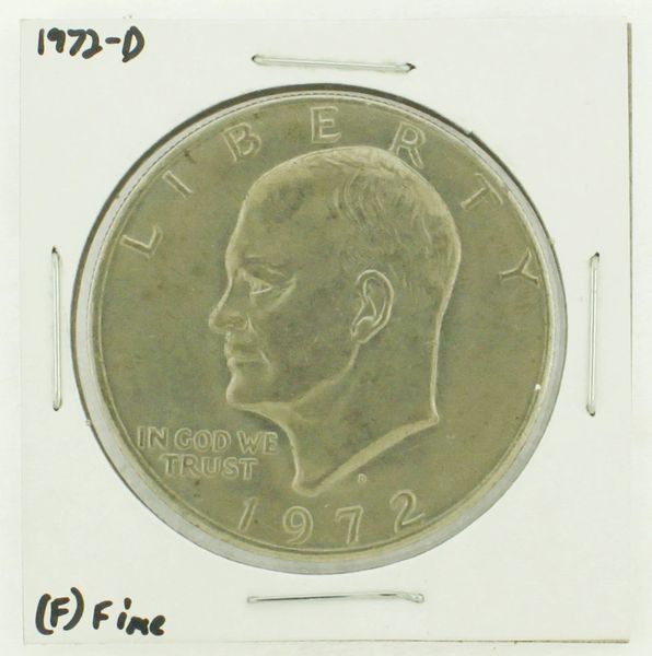 1972-D Eisenhower Dollar RATING: (F) Fine N2-2961-09