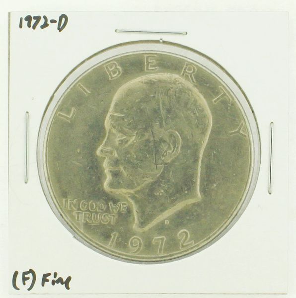 1972-D Eisenhower Dollar RATING: (F) Fine N2-2961-12