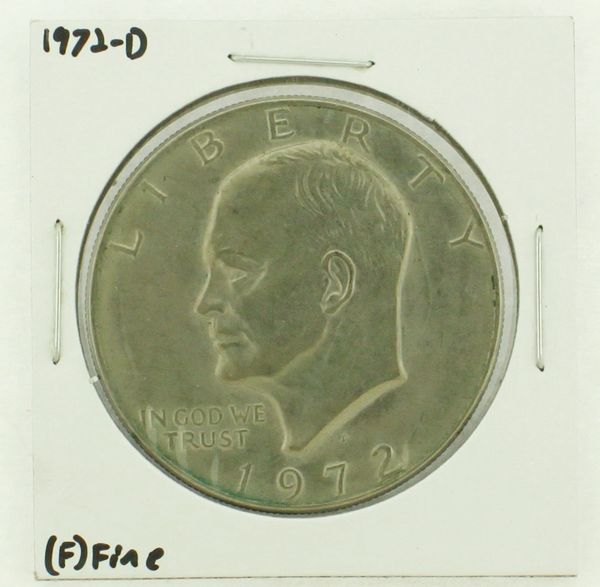 1972-D Eisenhower Dollar RATING: (F) Fine N2-2961-18