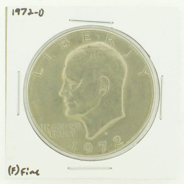 1972-D Eisenhower Dollar RATING: (F) Fine N2-2961-19