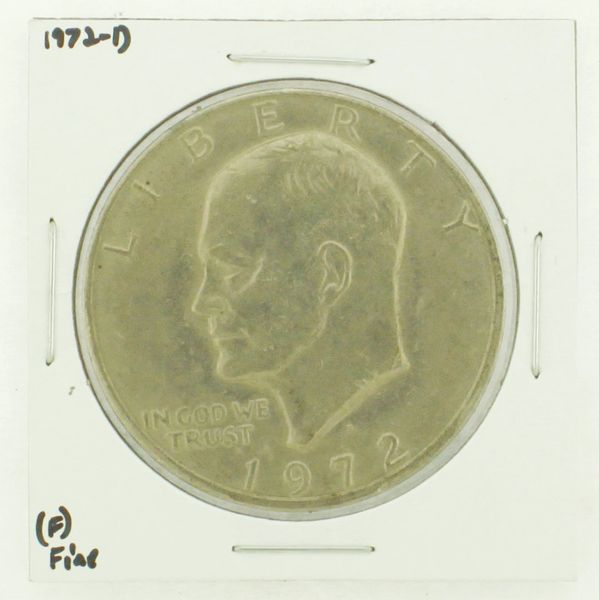 1972-D Eisenhower Dollar RATING: (F) Fine N2-2961-22