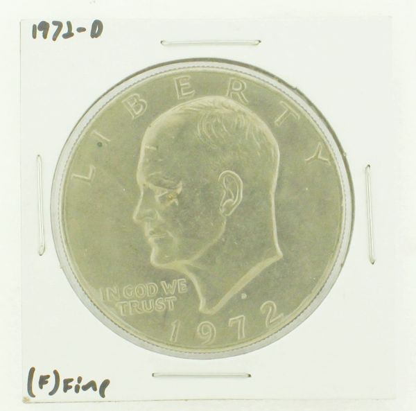 1972-D Eisenhower Dollar RATING: (F) Fine N2-2961-27