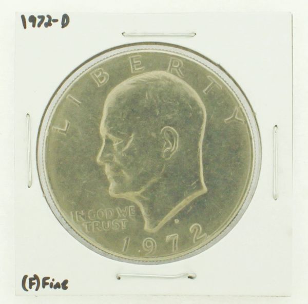 1972-D Eisenhower Dollar RATING: (F) Fine N2-2961-28