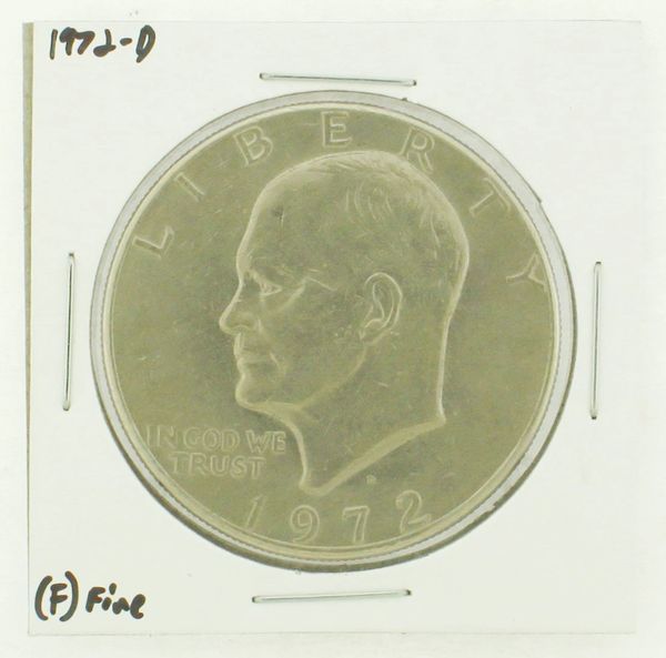 1972-D Eisenhower Dollar RATING: (F) Fine N2-2961-29