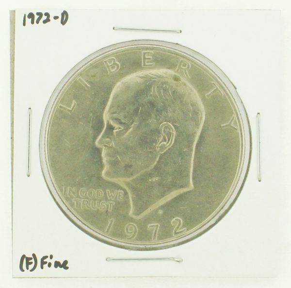 1972-D Eisenhower Dollar RATING: (F) Fine N2-2961-30