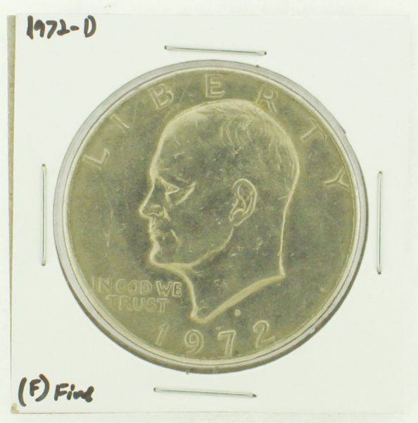 1972-D Eisenhower Dollar RATING: (F) Fine N2-2961-35