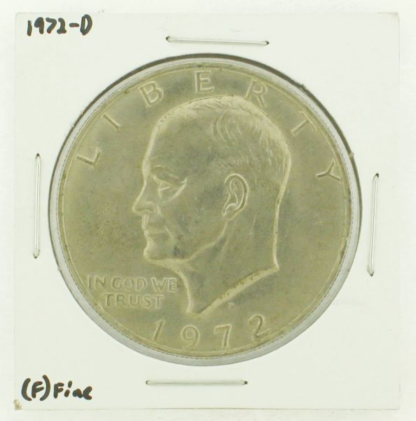 1972-D Eisenhower Dollar RATING: (F) Fine N2-2961-40