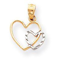 Reversible Double Heart Pendant (JC-954)