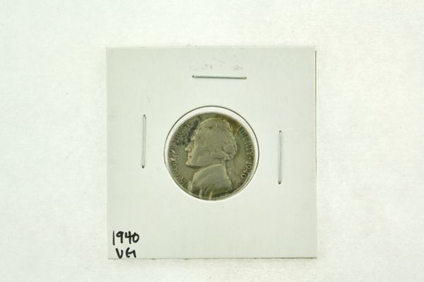 1940 Jefferson Nickel (VG) Very Good N2-2722-2