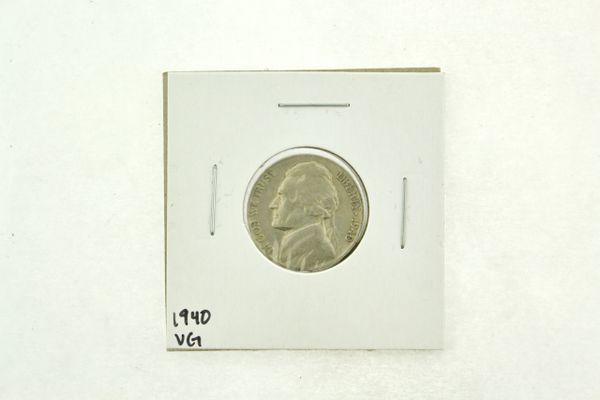 1940 Jefferson Nickel (VG) Very Good N2-2722-5