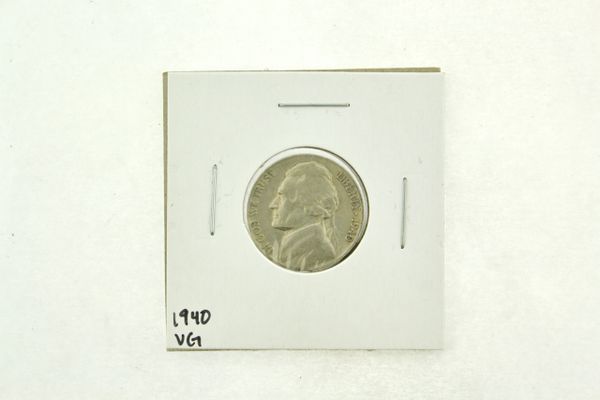 1940 Jefferson Nickel (VG) Very Good N2-2722-5