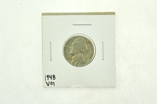 1948 Jefferson Nickel (VG) Very Good N2-3307