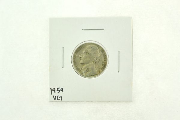 1959 Jefferson Nickel (VG) Very Good N2-3319-1
