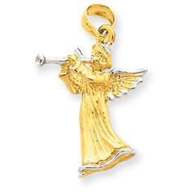 Angel with Flute Pendant (JC-016)