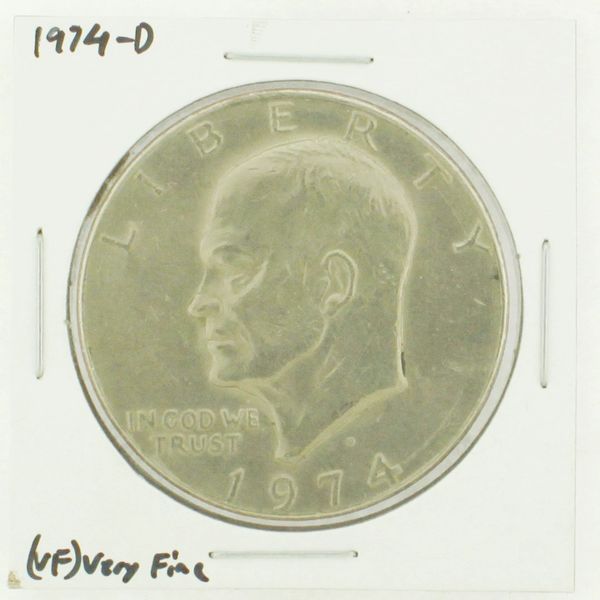 1974-D Eisenhower Dollar RATING: (VF) Very Fine N2-3468-01