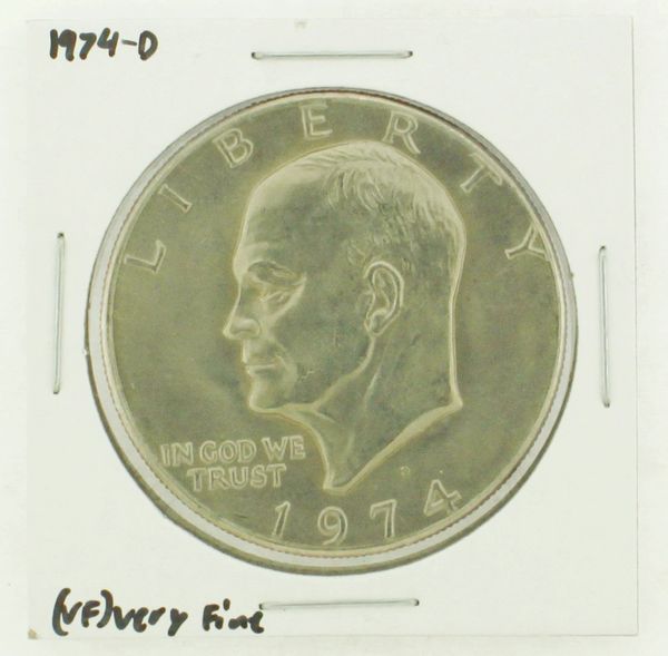 1974-D Eisenhower Dollar RATING: (VF) Very Fine N2-3468-07