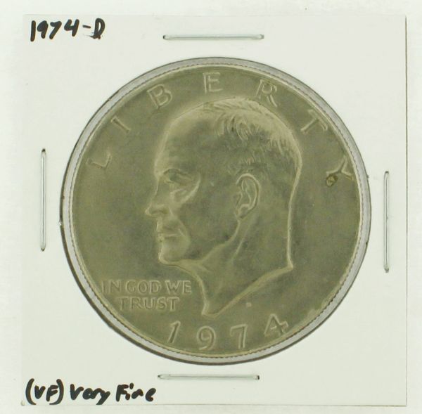 1974-D Eisenhower Dollar RATING: (VF) Very Fine N2-3468-09