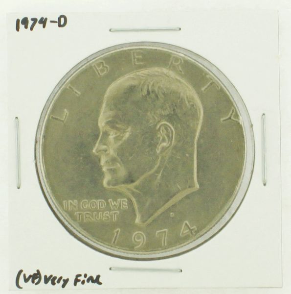 1974-D Eisenhower Dollar RATING: (VF) Very Fine N2-3468-10