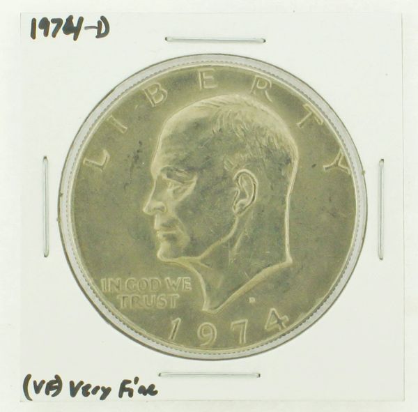 1974-D Eisenhower Dollar RATING: (VF) Very Fine N2-3468-12