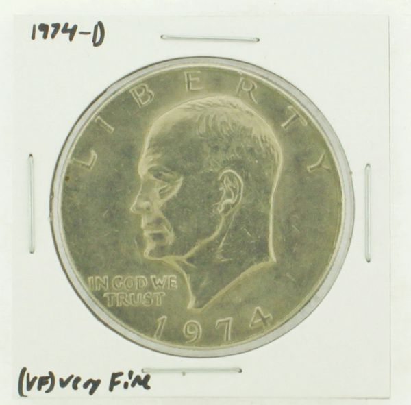 1974-D Eisenhower Dollar RATING: (VF) Very Fine N2-3468-13