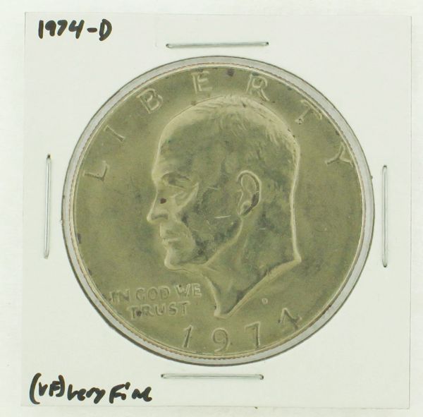 1974-D Eisenhower Dollar RATING: (VF) Very Fine N2-3468-14