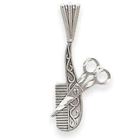 Comb & Scissors Charm (JC-061)