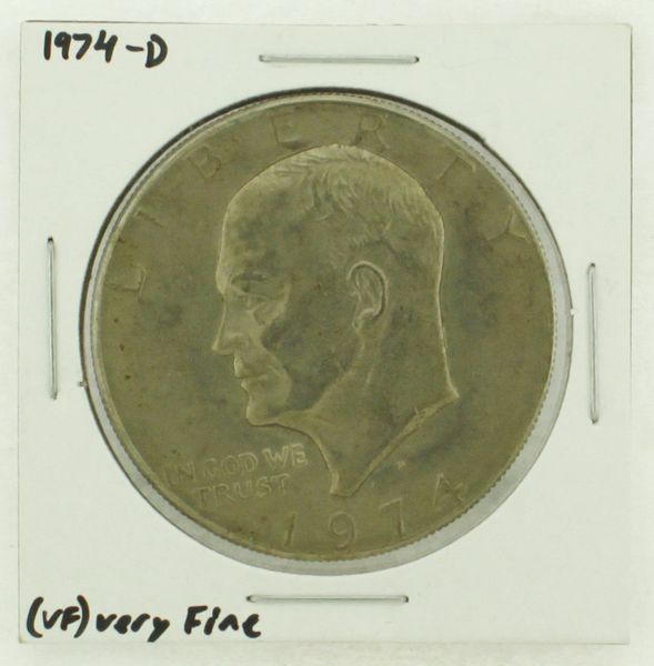 1974-D Eisenhower Dollar RATING: (VF) Very Fine N2-3468-24